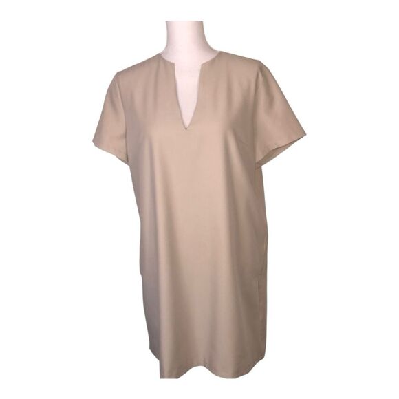 AEL Amy Enjoys Life Tan Ivory Mini Lined Size Extra Small - Picture 3 of 7